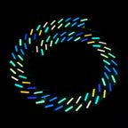 18MM Glow Square - Edge Cuban Link Chain – “Neon Bricks” Edition White Gold 8 IN (Bracelet) - Shop Gold Supply