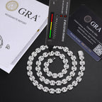 Iced Coffee Bean Link Chain – “Frost Bite” Edition - The Gold Supply