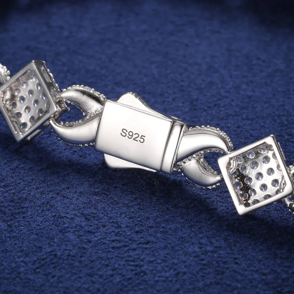 Infinity Square Link Bracelet – “Endless Radiance” Edition - The Gold Supply