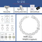 Interlock Moissanite Bracelet – “Eternal Loop” Edition - The Gold Supply