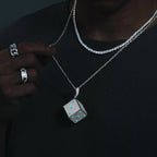 Moissanite Glow Dice Pendant – “High Roller” Edition - Shop Gold Supply