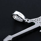 Moissanite Glow Guitar Pendant – “Electric Pulse” Edition - Shop Gold Supply