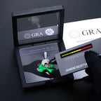 Moissanite Glow Skull & Crossbones Glow Pendant – “Toxic Drip” Edition - Shop Gold Supply