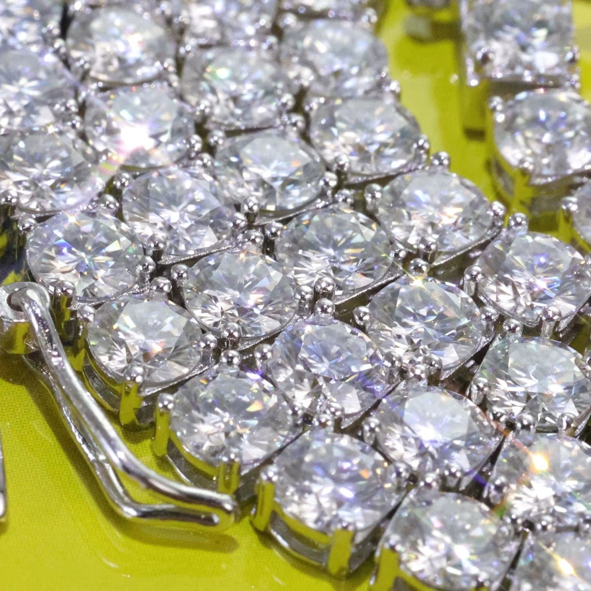 Moissanite Tennis Bracelet – “Eternal Shine” Edition 6MM Yellow Gold 6 IN - Shop Gold Supply