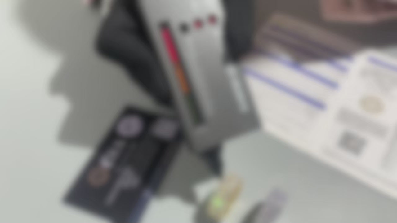 Two-Row Moissanite Band Ring – “Twinfire Ice” Edition