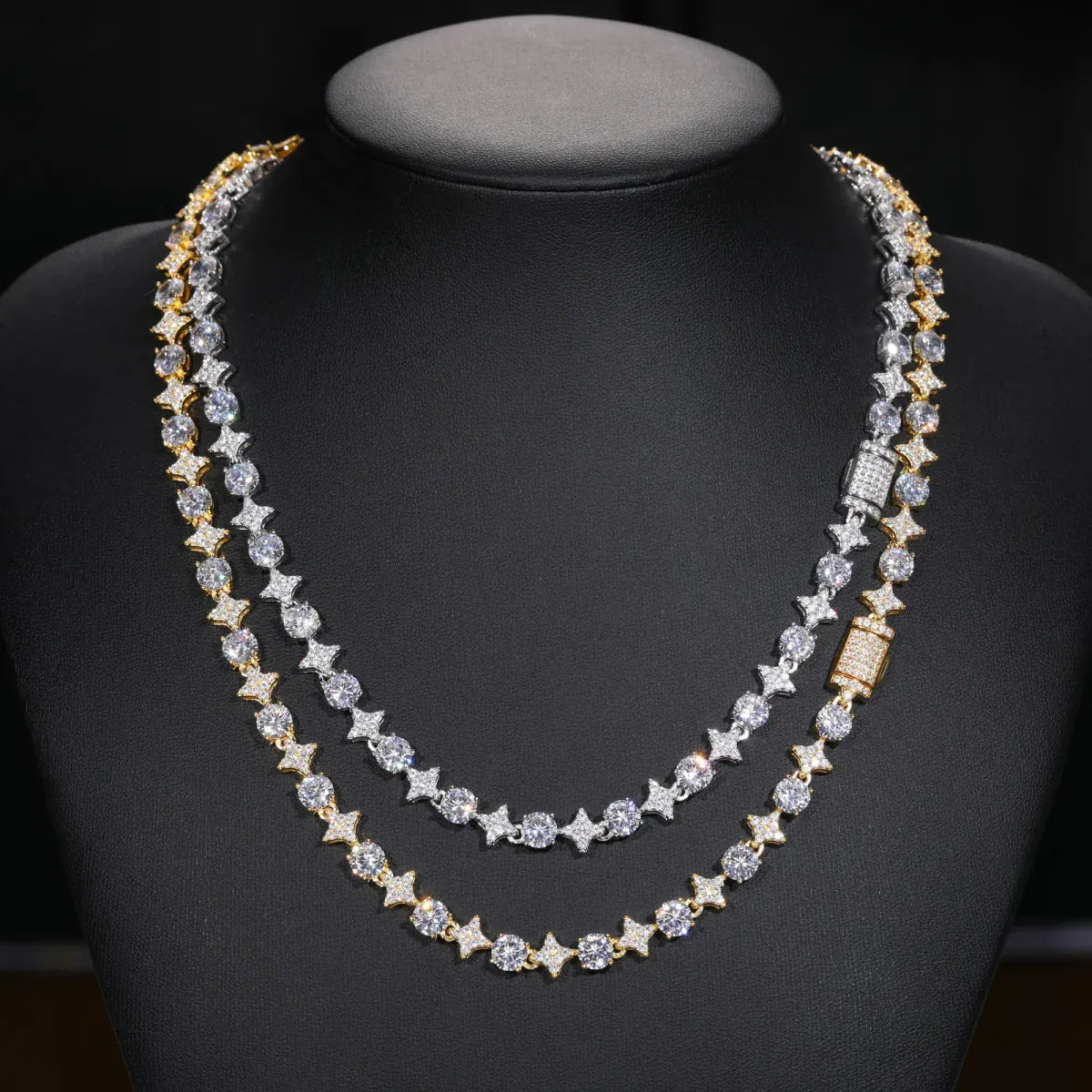 Starburst Tennis Chain – “Constellation Links” Edition - The Gold Supply